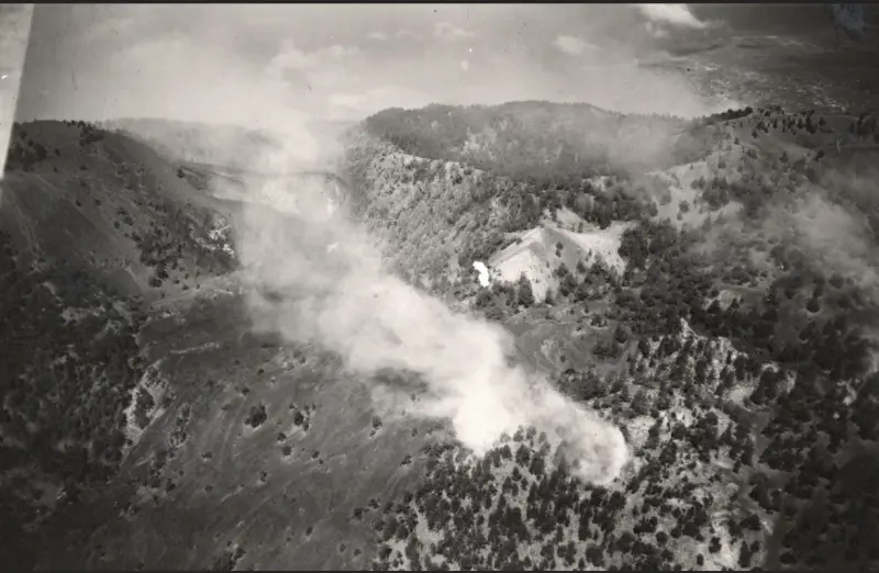Erupción volcán de San Juan y Duraznero